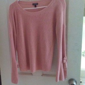 SALE.   Ladies Pink Long Sleeve Sweater.  WAS. 12.00